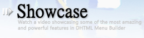 DHTML Menu Builder Video Showcase